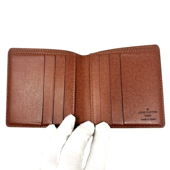 Louis Vuitton LV Monogram Slim Profile Bifold Wallet Card Holder - Picture 8 of 12